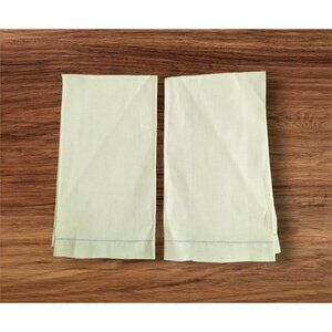 Lime Mint Green Cotton Tea Towels 20x14" Farmhouse Cottage Chic Kitchen Dish Set